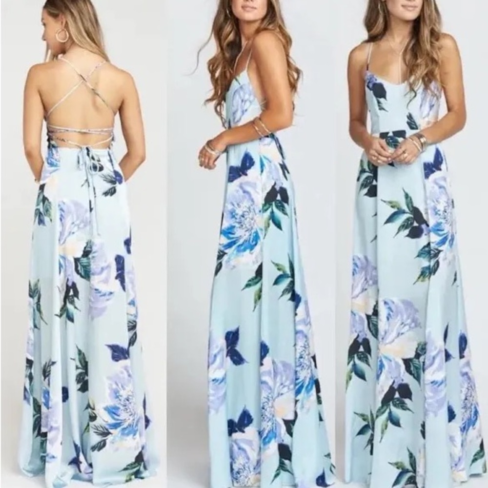 Show Me Your Mumu “Godshaw Goddess Gown” - Mint To Be Floral
